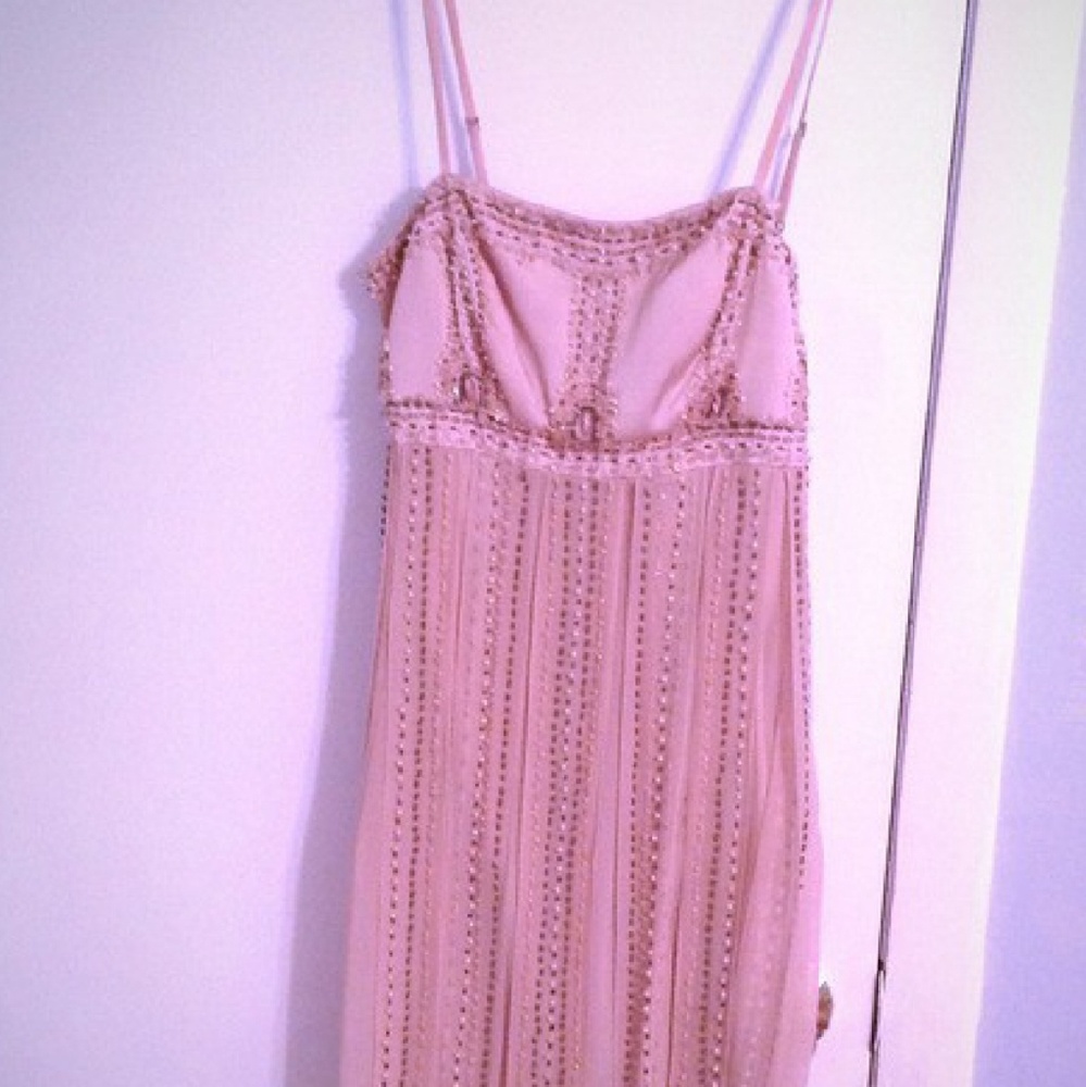 Sue Wong size 2 gorgeous pink blush dress.